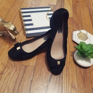 Steve Madden Velvet Bow Pumps